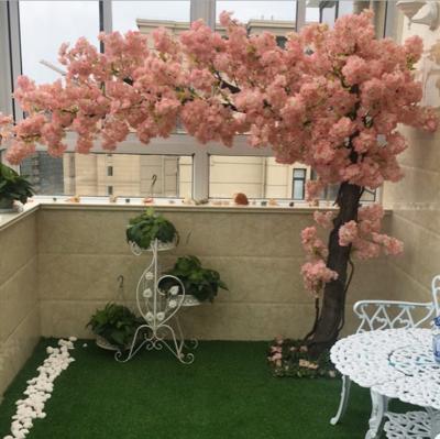 China Waterproof Artificial Silk Cherry Blossoms Trees For Balcony Decoration for sale