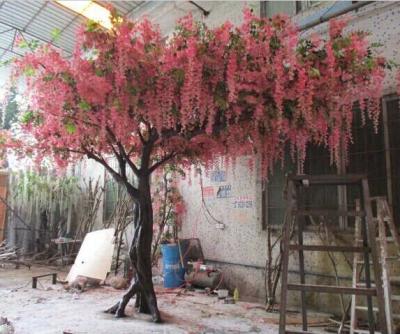 China Decoration China Factories Wholesale Cheap Artificial Wisteria Flower Tree For Home Decor for sale