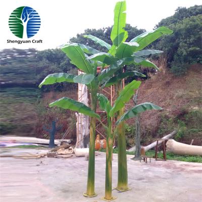 China Plastic decorative artificial banana tree for sale