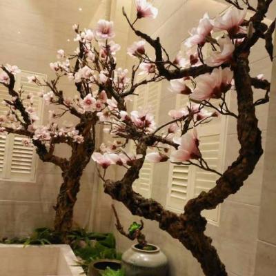 China Large Tree New Product Artificial Decorative Magnolia Tree For Home Decor for sale