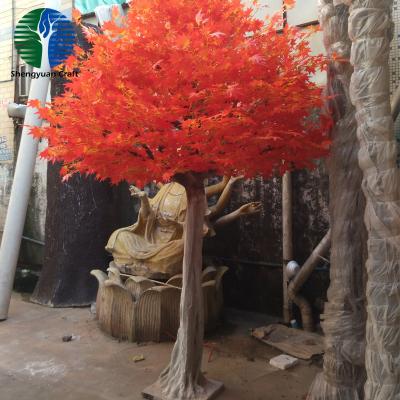 China Easily Assembled/Environmental/Eco-friendly Realistic Maple Tree Ceramic Silk Red Color For Home Wedding Decoration Centerpieces Alibaba Peru Supplier for sale