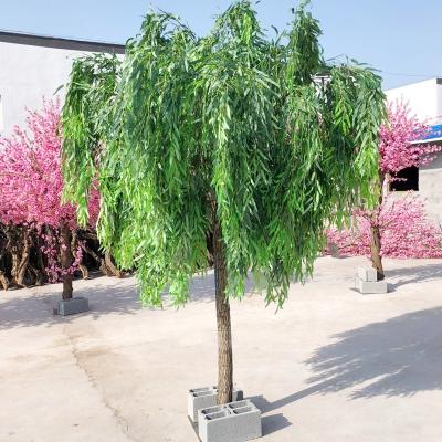 China 180cm artificial home willow tree with many long soft branches for sale