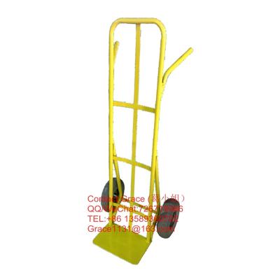 China Heavy Duty Tools 200kg Capacity Platform Handtruck With PU Wheel Mobile Handtruck Hand Truck Cargo Tool Trolley Trolley HT2092 for sale