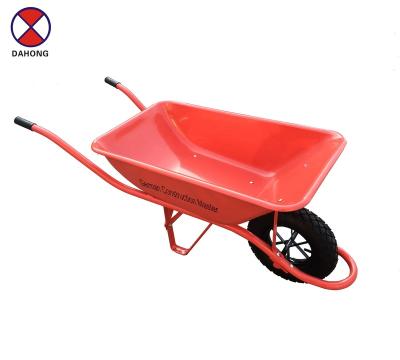 China WB6401 Construction Tools Durable Heavy Duty Construction Wheel Barrow With 4.00-8 Tire for sale