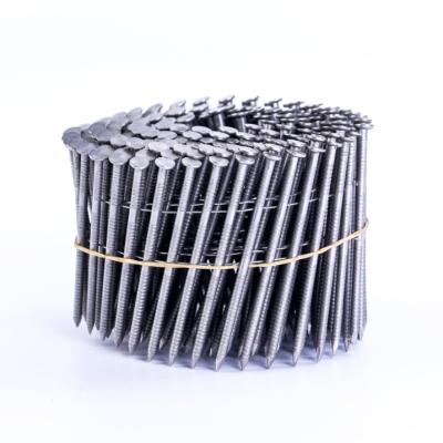 China 15 Degree Flat Leg Wire Coil Nails for sale