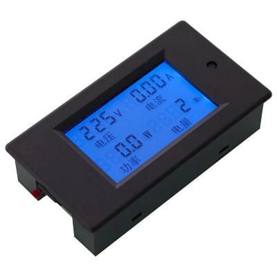 China PZEM-021 Current Meter PEZM-031 DC6.5-100V 20A Current Energy Watt Energy Voltmeter Single Phase 80-260V 20A 4in1 AC Digital Ammeter Voltmeter for sale