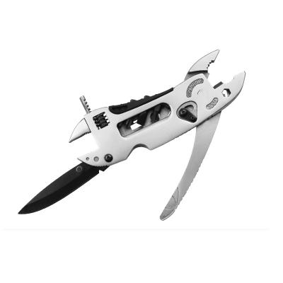 China Outdoor Camp Survival Tools Adjustable Multitool Pliers Snatch Campling Tool Hunt Survive Tool Multitool Screwdriver Soft Hike Knife Folding Repair Kit for sale