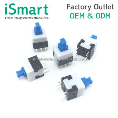 China 8*8mm Double-row of 6 terminals without self-locking switches 8x8mm 8*8mm Double-row of 6 terminals without self-locking switches 8x8mm for sale