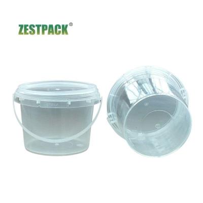 China Universal Manufacturer Plastic Bucket Drums with Handle and Lid 0.3-5L Customized Packaging Plastic Barrel for sale