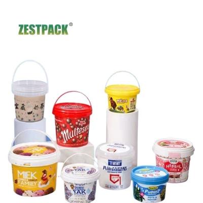 China Universal Factory Price 0.3 5L to Transparent Clear Plastic Barrel Pail For Food Packing Food Grade PP Pails Plastic for sale