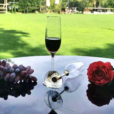 China Is not the red wine factory diamond customizable crystal goblet glass design wholesale champagne glass latest for sale