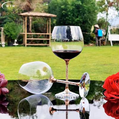 China Is not grape wine glass factory design wholesale cocktail glass the latest can be customized diamond red wine crystal glass for sale