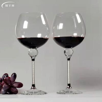 China Isn't the manufacturer crystal wholesale customizable champagne wine glass diamond crystal wine glass for sale