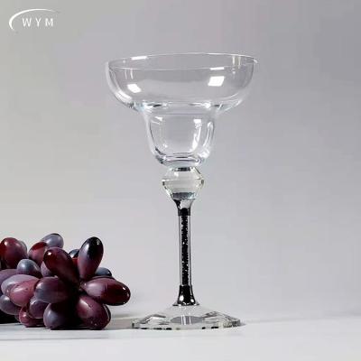 China Is not the big wine glass manufacturer sells the latest design and wholesale customizable crystal diamond cocktail glasses for sale