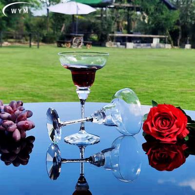 China Is not goblet manufacturers wholesale cocktail glasses can be customized crystal diamond red wine glasses for sale