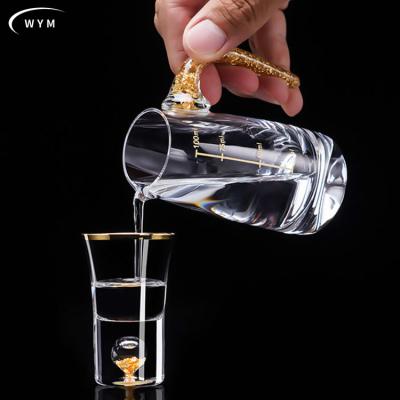 China New Classic/Postmodern Whiskey 1oz/15ml Glass Crystal Custom Wine Glass Shot Glass Wholesale for sale