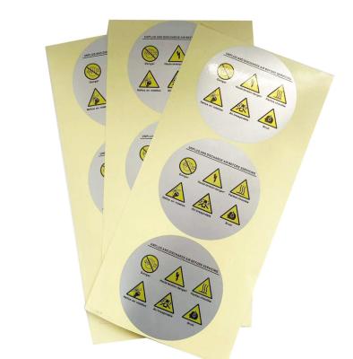 China Waterproof Personalized Self Adhesive Sticker Labels , Custom Adhesive Round Sticker Printing Roll for sale