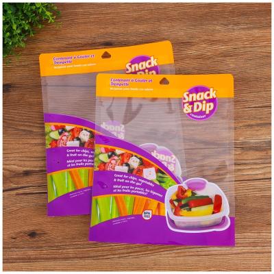 China Recyclable Fresh Vegetable Package Supermarket Apple Packing Plastic Clear Bag for sale