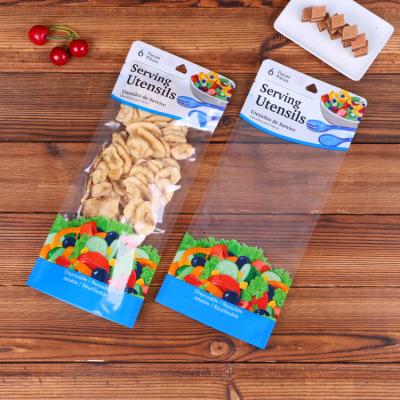 China Recyclable Transparent Snack Packaging Compound Bag Can Be LOGO COLOR PRINTED PVC Vacuum Food Printed Three Side Sealed Bag for sale