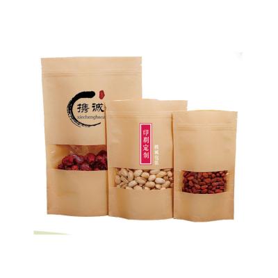 China 14 X 20 Cm Moisture Proof Scented Paper Tea Bag Packaging With Clear Window , Stand Up Food Packaging Bag for sale