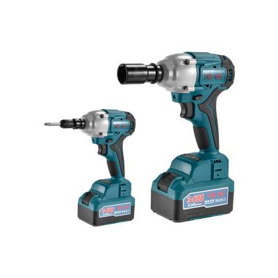 China Brushless Power Cordless Impact Wrench With Lithium Battery Brushless Wrench for sale