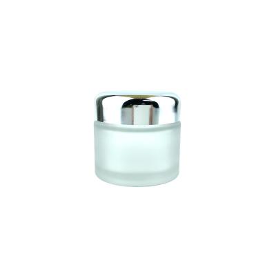 China Personal Care Small Concentrate Glass Container Cream Cosmetic Jars for sale