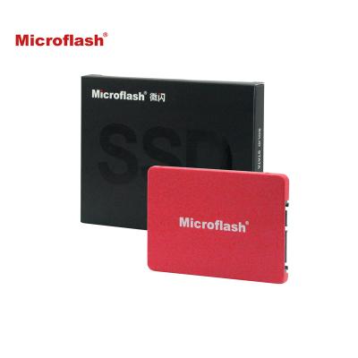 China SSD Microflash 2.5 Inch SATA SSD 128GB 256GB 512GB 1TB 2TB SATA3 SSD Internal Solid State Hard Drive for sale