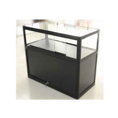 China exhibition display counter/glass display cabinet/glass showcase display cabinet with lock for exhibition booth for sale