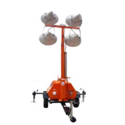 China Portable mobile light tower competitive price with high quality 4*1000W light towers for outdoor illumination with item for CQY1500 for sale