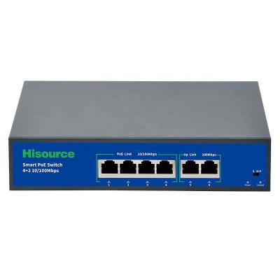 China Port POE Switch 4 New MCU PoE ODM OEM IEEE802.3at or IEEE802.3af IP Camera Building Intercom for sale