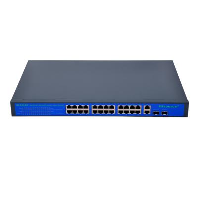 China POE 1000mbps 24 giga port full power over ethernet poe switch for sale