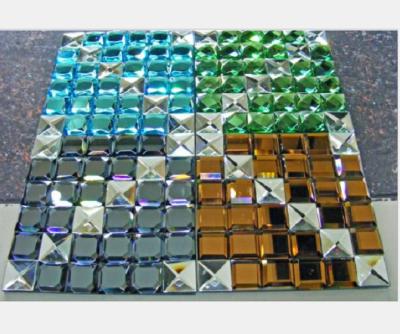 China New fashion parquet crystal mosaic, crystal glass mosaic, decorative wall tile for sale