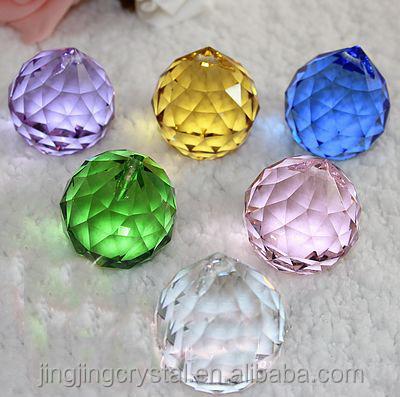 China China Wholesale High Quality Crystal Beads Decoration 40mm Chandelier Ball for sale