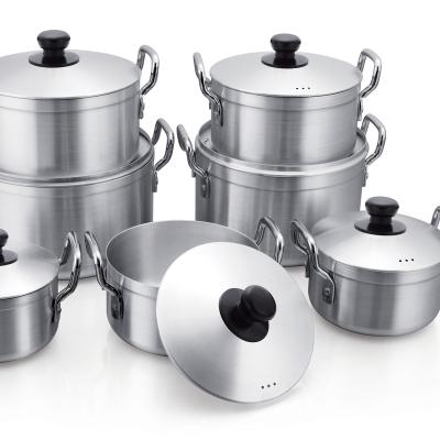 China Viable Best Price Hot Selling Sanding Pot Cookware Sets Logo Customize Acceptable for sale