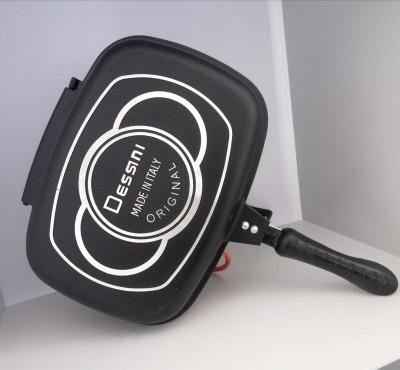 China Disposable Modern Style Double Side Grill Pan Dessini Grill Pan Home Kitchen for sale