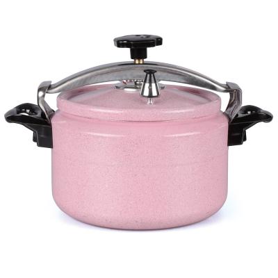 China Sustainable Multicolor 3-15L Aluminum Alloy Pressure Cooker With Bakelite Handle for sale