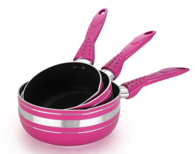 China Viable With Milk Nonstick Pot Cooking Pot Kitchen Ware Cookware Sets Kitchenware for sale