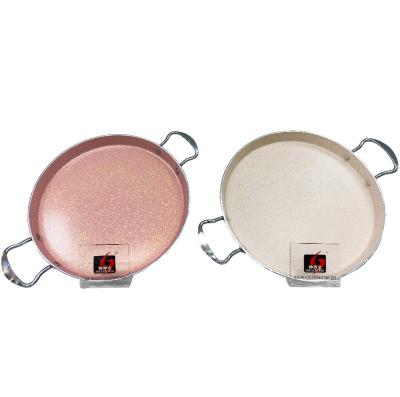 China Sustainable Outdoor and Home Cookware Set Best Selling Aluminum Paella Pan for sale