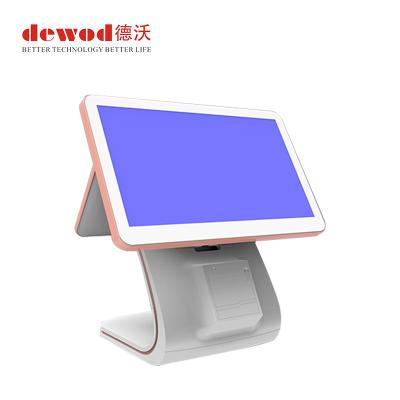 China New Design Epos 15.6 Touch Screen Dual POS System With Bulid-in 8G Thermal Printer (Support 16G/32G/64G) for sale