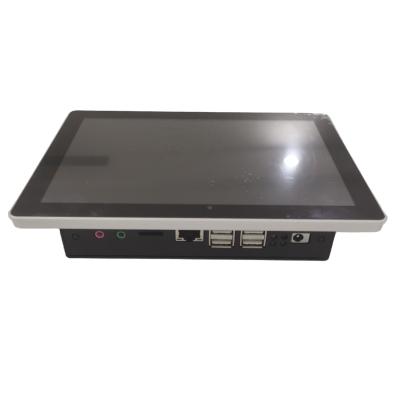 China Metal Plate New Design Industrial Grade Panel PCS Recessed PC Front Panel RK3288 RK3399 Touch Screen All-in-one PC with Computer LVDS Interface for sale