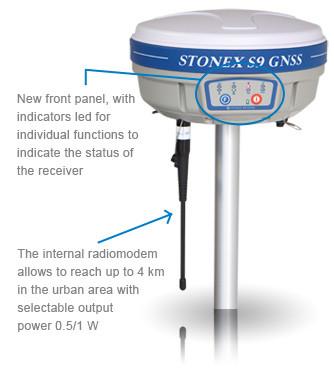 China Stonex S9II RTK GNSS GPS 220 canales con la versión Mainboard de Trimble en venta