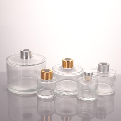 China Personal Care Wholesale 50ml 100ml 150ml 200ml Round Empty Aromatherapy Tubular Glass Diffuser Bottle for sale