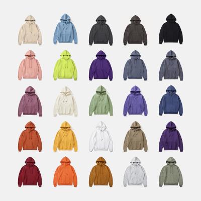 China Wholesale High Quality 380g thick custom oversized men's hoodies and sweatshirts men's hoodies and sweatshirts anti-shrink thin drawstring hoodie fleece warm for sale