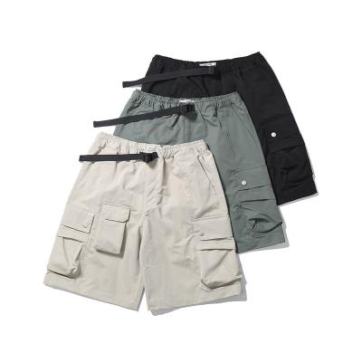 China KON Viable Wholesale Bib Overall Functional Pockets Shorts High Quality Mens Cargo Shorts for sale