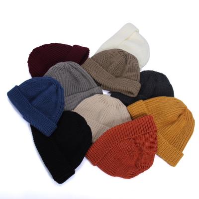 China JOINT spot hat wholesale woolen winter keeping warm knitted high quality beanie small hat support batch customization for sale