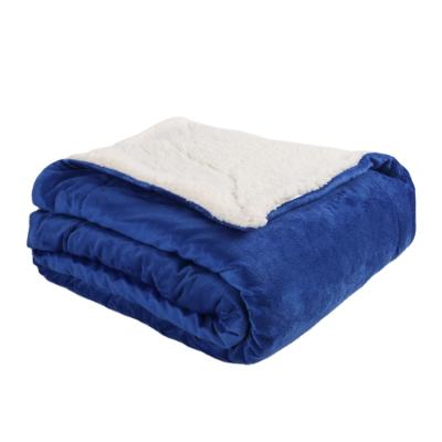 China All Kind Used Color Polyester Material Sherpa Mink Soft Fleece Blanket Wholesale Second Hand Blanket Bales for sale