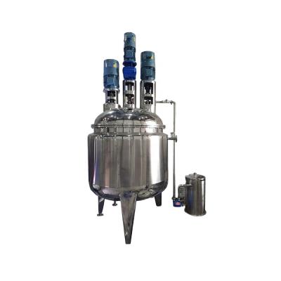 China High Speed ​​Emulsifying Mixing Tank Steamer Stainless Steel Homogenizer Electric Chocolate Viscous Lotion Shampoo-Cream Lotion Mixing Tank for sale