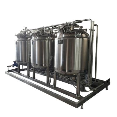 China Factory Seal Movable Stainless Steel High Pressure Electric Heating CIP Cleaning System for sale