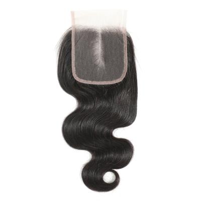 China Indian Top Quality Natural Wave HD Thin Lace Frontal Closure, HD Transparent Swiss Lace Frontal Vendor, 5x5 4x4 Hair Closure for sale