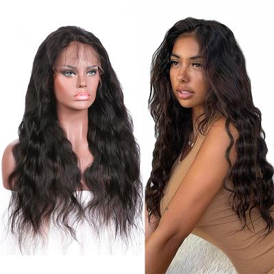 China Body Wave Water Wave Braid Wigs Seller For Raw Remy 13x4 Lace Front Wig Virgin Cuticle Aligned Hair Full Lace Wigs for sale